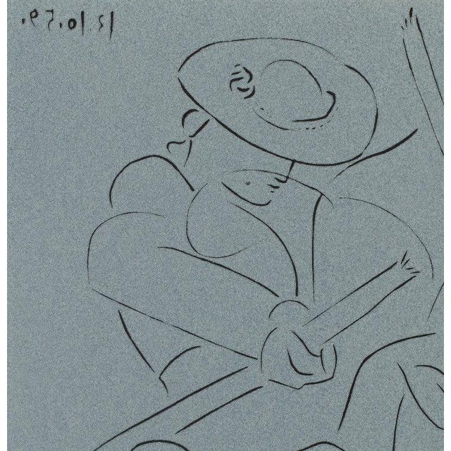 Pablo Picasso, Bull Disarming a Picador, Etching For Sale - Image 3 of 4