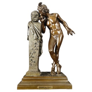 Moulin, Figurative Sculpture, 19th Century, Bronze For Sale