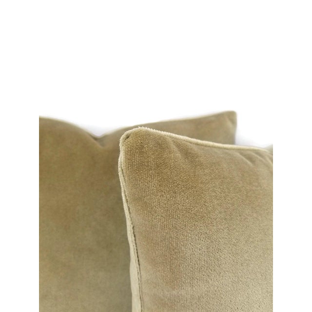 Holly Hunt Aqua Velvet Sand Pillow Cover For Sale In Portland, OR - Image 6 of 10