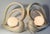 Late 20th Century Pearlescent Art Deco Heart Lamps - a Pair For Sale - Image 9 of 9
