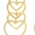 1990s Pair of 18k Gold Diamond Heart Cascade Chandelier Earrings, 3 Carats For Sale - Image 12 of 13