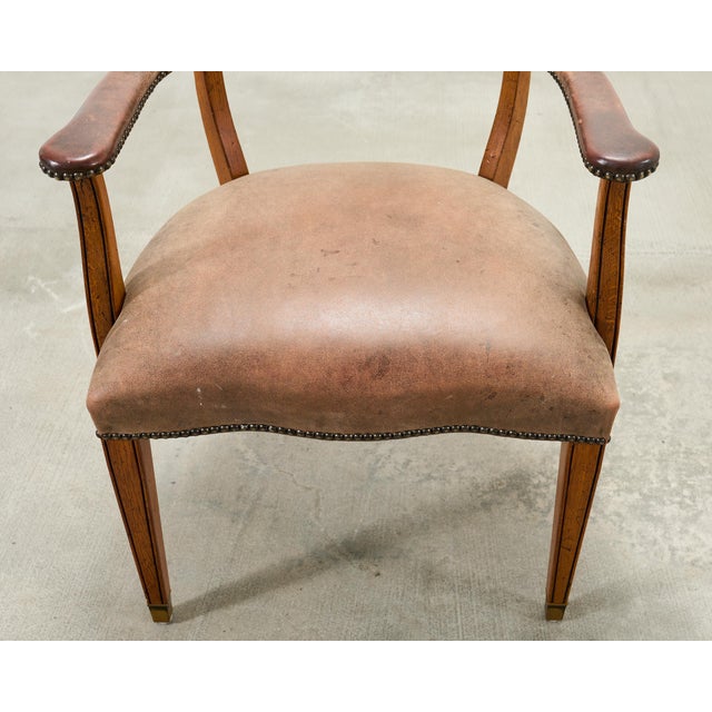 Set of Six Ralph Lauren Hither Hills Studio Dining Armchairs For Sale - Image 14 of 18