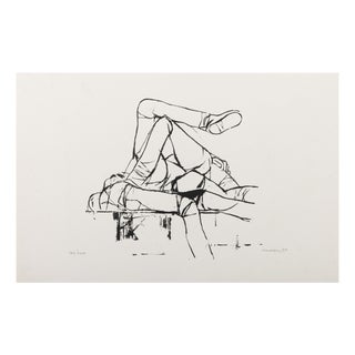 Luís Dourdil, Composition, 1984, Screenprint For Sale
