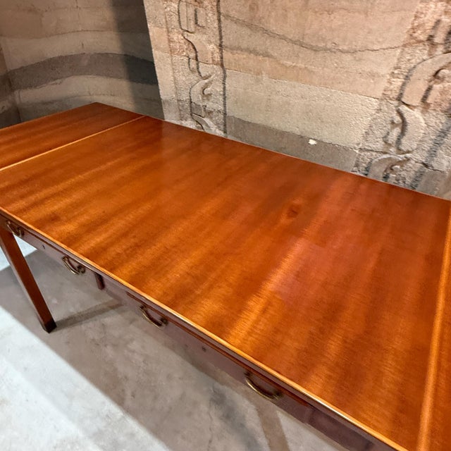 1960s Nordiska Kompaniet Teak Desk David Rosen Sweden Scandinavian Modern For Sale - Image 5 of 17