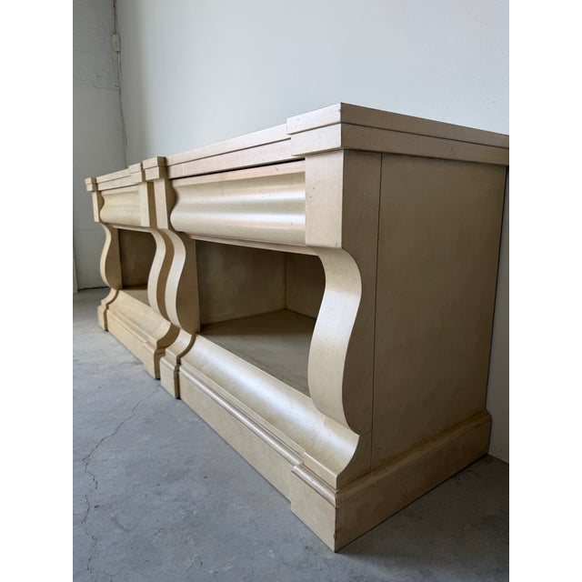 Ralph Lauren Neoclassical Style With Drawer Nightstands – Pair For Sale - Image 10 of 18