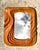 Vintage Hand Carved Wave Mirror For Sale - Image 12 of 12