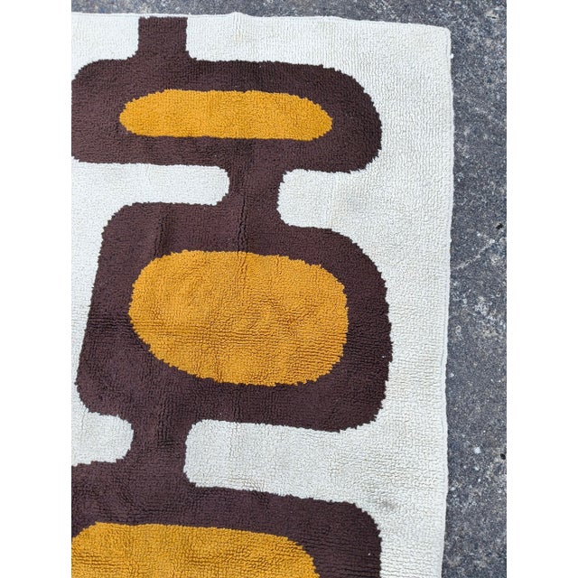 1970s Pop Art Wool Rug, 1970s For Sale - Image 5 of 12