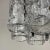 Silver Vintage Ice Murano Glass Chandelier from AV Mazzega, Italy, 1970s For Sale - Image 8 of 18