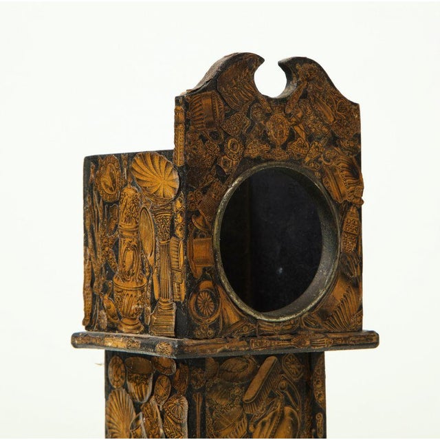 Decoupage Tabletop Clock Case For Sale - Image 11 of 11