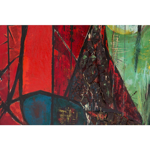 Shiro Ikegawa Abstract Painting For Sale - Image 4 of 5