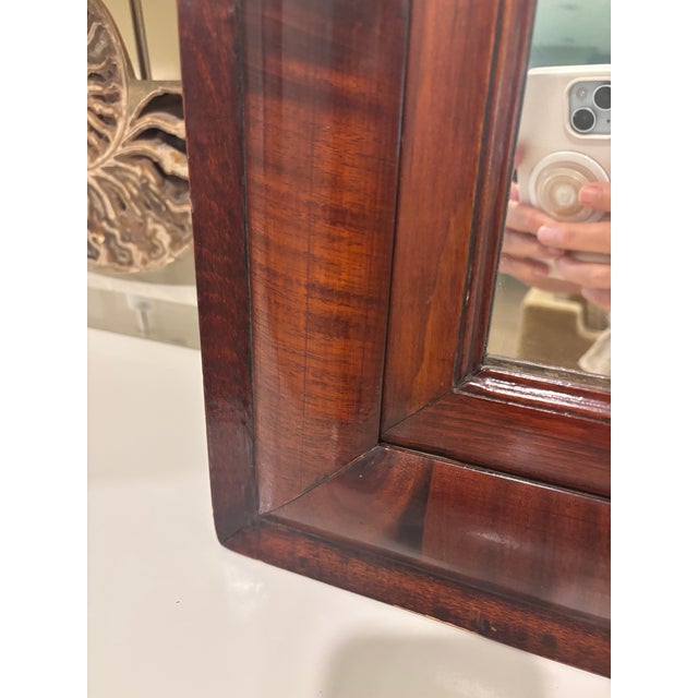 Mid-19th Century American Empire Mahogany Wall Mirror For Sale - Image 13 of 16