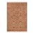 Shabby Chic Botanical 1990's Pak-Persian Taupe/Red Wool Rug - 6'0'' X 9'2'' For Sale