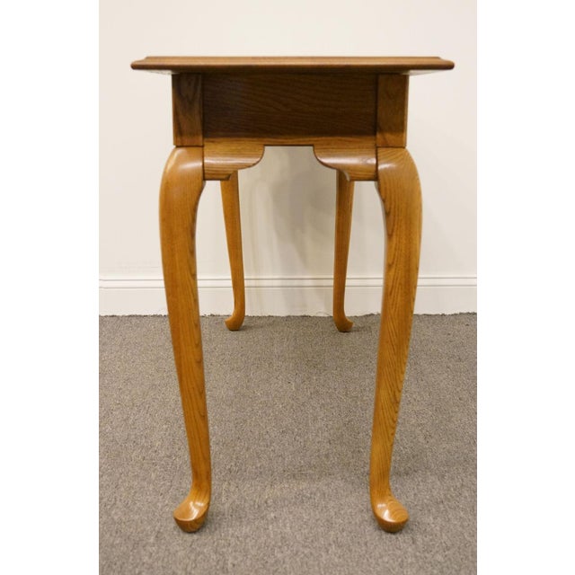 Kincaid Furniture French Country Solid Oak 52" Sofa Accent Table Chairish