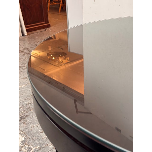 Contemporary Occasional Table With Glass Table Top For Sale In San Francisco - Image 6 of 12