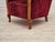 Danish Armchair in Cherry-Red Furniture Velour, 1960s For Sale - Image 18 of 18