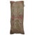 Large Bolster size pillow made from a vintage Turkish Anatolian rug. Predominantly brown, with pops of pink and bright...