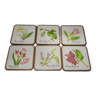 Vintage Pimpernel Coasters Flower Garden England For Sale