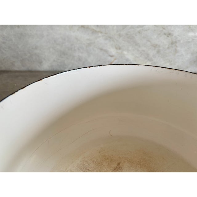 Mid-Century Modern Vintage 1970s Dansk Kobenstyle Large Size Enamel Pot For Sale - Image 3 of 6