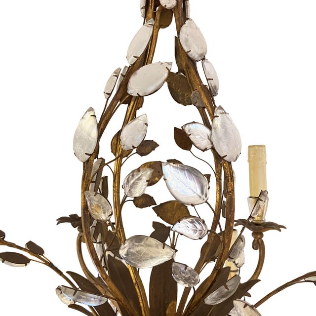 Large Chandeliers from Maison Baguès, 1960s, Set of 2 For Sale - Image 3 of 7