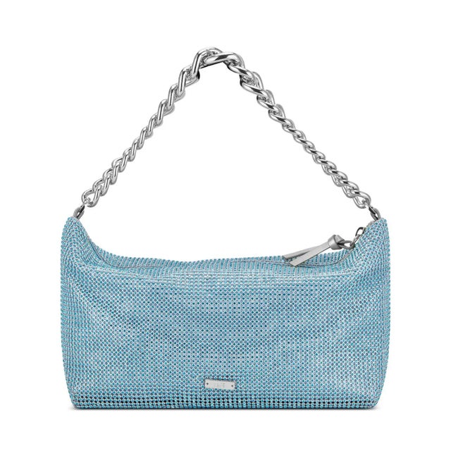Boho Chic Eliza Aquamarine Shoulder Bag For Sale - Image 3 of 5