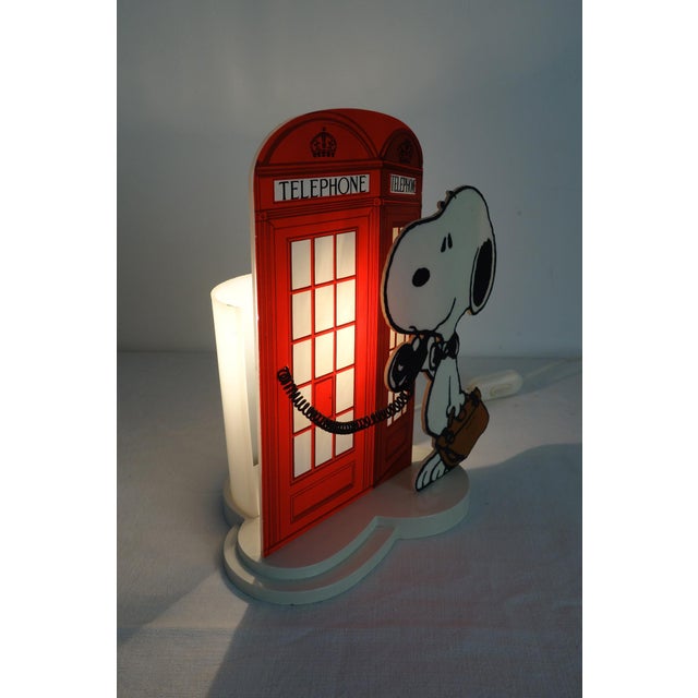 1980s Vintage Snoopy Desk Lamp from Nuova Linea Zero, 1980s For Sale - Image 5 of 13