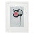 Framed Organic Modern Minimalist Flower Study | Botanical Painting | Herbarium Wall Art For Sale