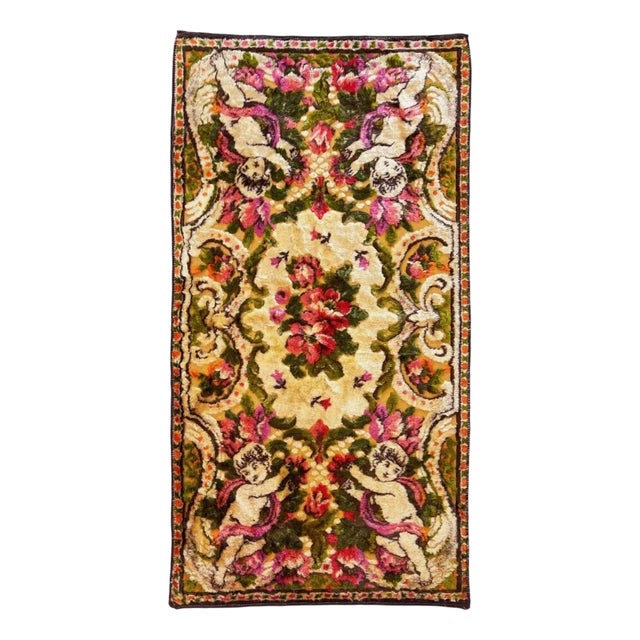 Mid-Century Chenille Tapestry, Italy, 1960s For Sale