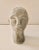 Stone Gray Modern Contemporary Faux Stone Gray Head Sculpture For Sale - Image 8 of 8