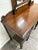 Antique Art Nouveau Walnut Vanity With Adjustable Mirror For Sale - Image 4 of 15