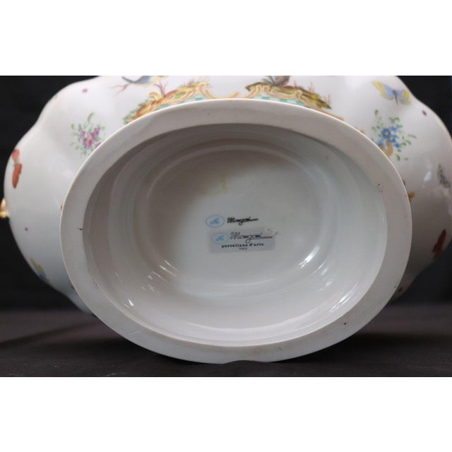 Mid 20th Century Mangani Italian Porcelain Soup Tureen For Sale - Image 11 of 12