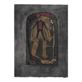 1989 Rodger Gaston Modern Intaglio For Sale