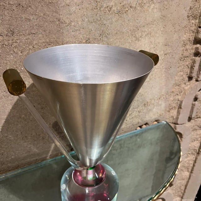 1960s 1960s Lucite Color Vase Memphis School Style Vasa For Sale - Image 5 of 12