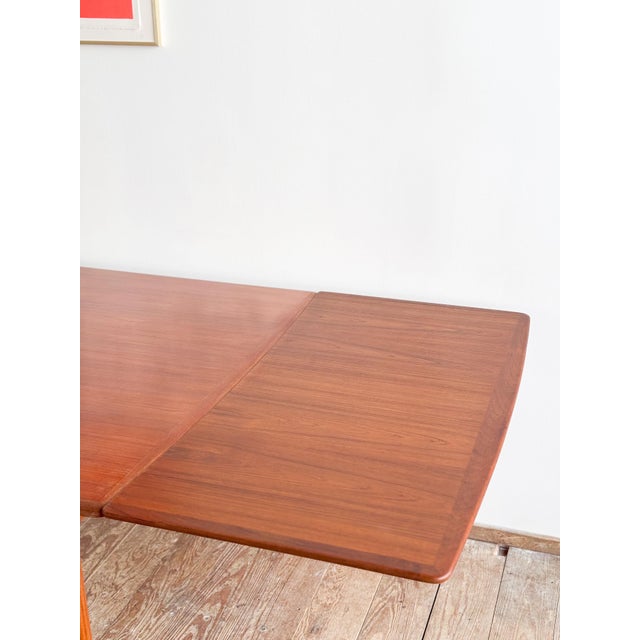 Mid-Century Modern Danish Dining Table in Teak, 1960s For Sale - Image 10 of 18