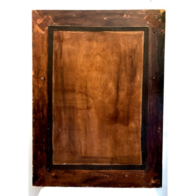 Large 19th-Century American Empire Wood Frame Mirror For Sale In San Francisco - Image 6 of 6