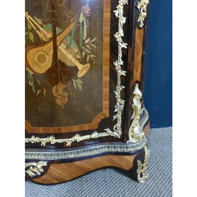 Sideboard Napoleon III Marquetry Buffet For Sale - Image 10 of 13