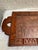 Vintage Mid Century Modern Hand-Carved Wood Mexican Tray For Sale - Image 4 of 8