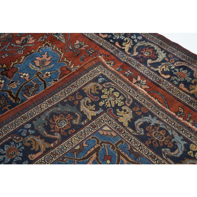 Antique Bidjar Rug 4'7'' X 7'0'' For Sale - Image 11 of 11