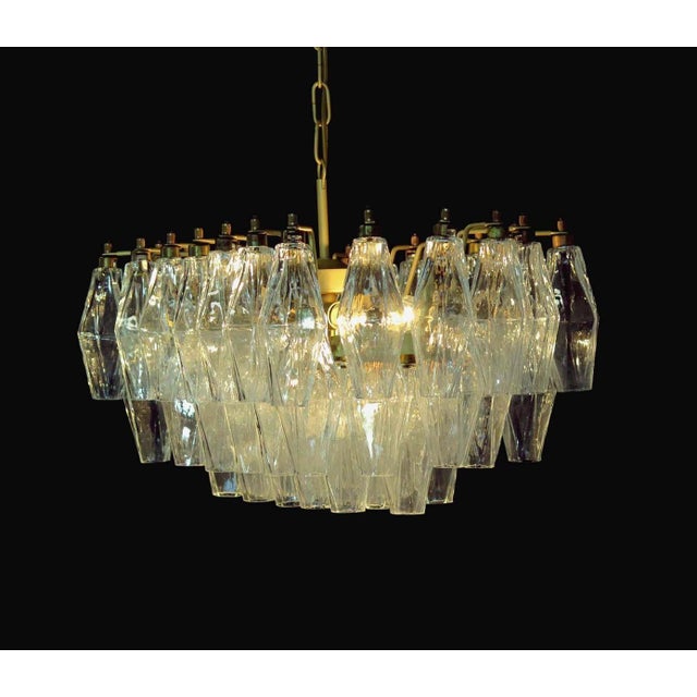 Murano Poliedri Chandeliers, 1970, Set of 2 For Sale - Image 10 of 18