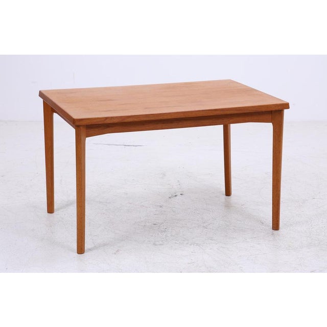 Vintage Teak Dining Table by Burchardt-Nielsen | Mid-Century Extendable Table Danish Design, 1960s For Sale - Image 3 of 15