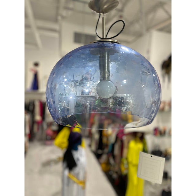 2000 - 2009 Murano Glass Suspension Light by Mazzega For Sale - Image 5 of 7