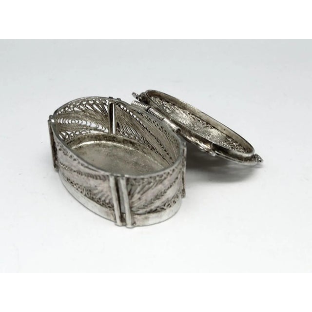 Postmodern Polish Silver Pill Container, 1960s For Sale - Image 4 of 9