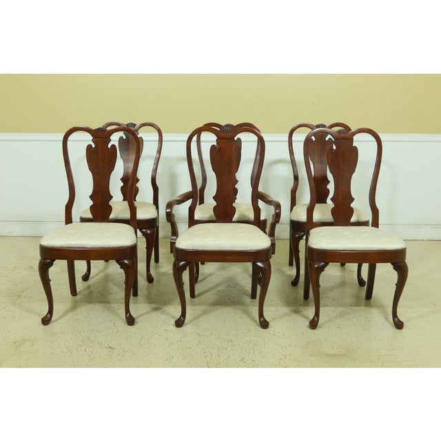 Set of 6 Pennsylvania House Cherry Dining Room Chairs Chairish