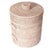Artifacts Rattan Ice Bucket with Tongs in White Wash 9" - 2 Pieces For Sale - Image 4 of 7