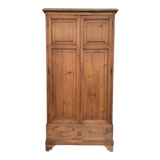 19th Century Castillian Influence Narrow Cupboard For Sale