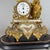 Metal Antique 19th Century Parisian Fireplace Clock For Sale - Image 7 of 12