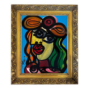 "My Friend Pablo Picasso" Original Painting by Artist Peter Keil