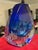 Art Deco Baccarat Crystal Neptune Cobalt Blue Vase 7.5in by Thomas Bastide New For Sale - Image 3 of 11