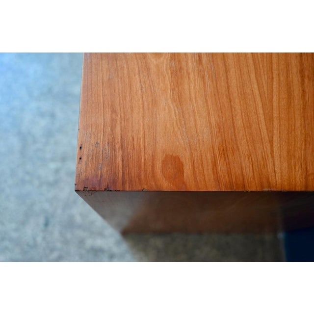 Vintage Bedside Table in Two-Tone Wood, 1950s For Sale - Image 16 of 18