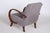 Czech Art Deco Beech Armchair attributed to J. Halabala for Up Zavody, 1930s For Sale - Image 6 of 11
