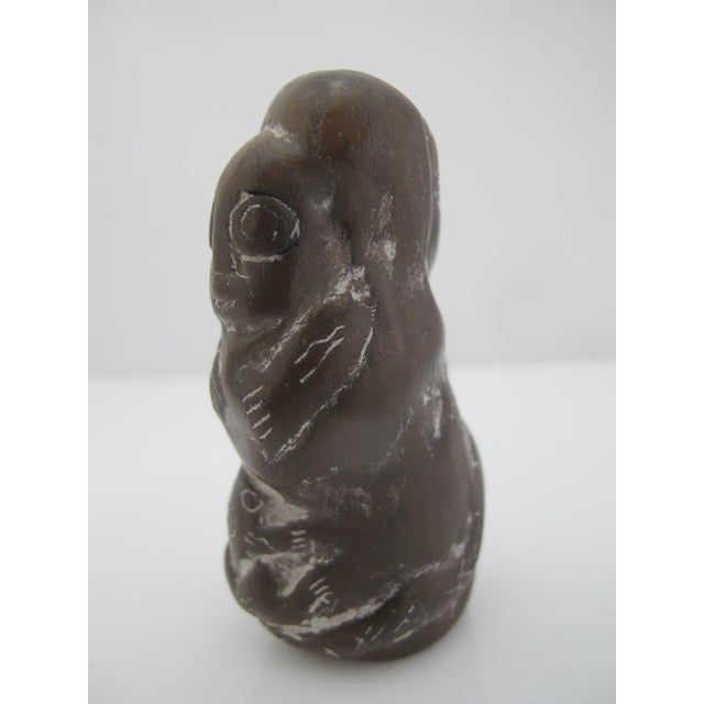 Stone South American Pachamama Carved Stone Earth Mother & Animals Amulet Figurine For Sale - Image 7 of 8